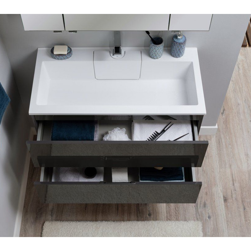 Мебель для ванной Aquanet Алвита 80 серый антрацит Мебель для ванной Aquanet Алвита 80 серый антрацит