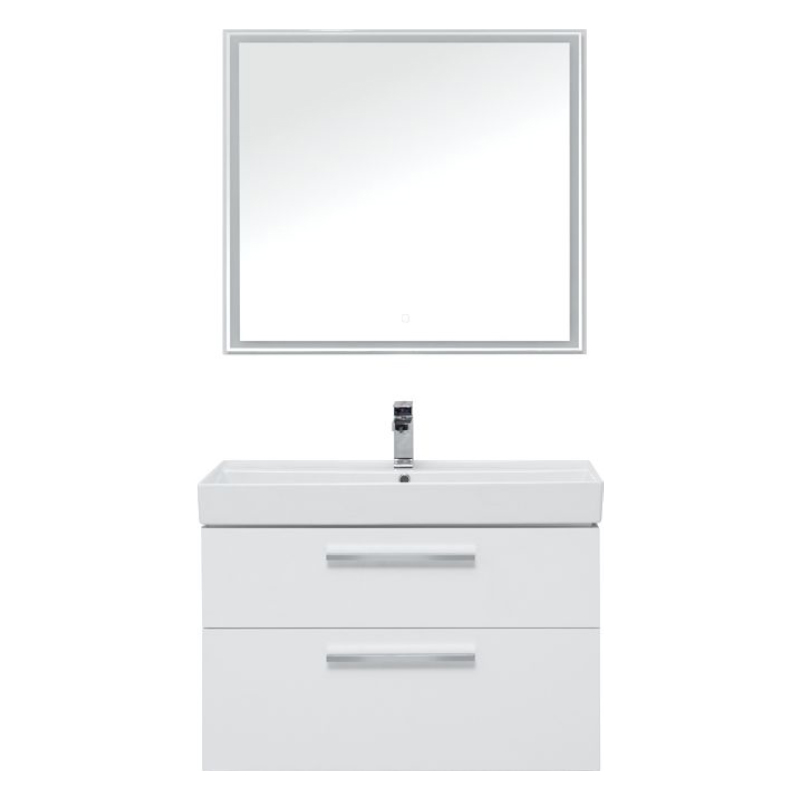 Мебель для ванной Aquanet Nova 90 белый (2 ящика) Мебель для ванной Aquanet Nova 90 белый (2 ящика)