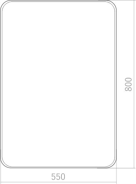 Зеркало Creto Terra Notte 55х80см Зеркало Creto Terra Notte 55х80см