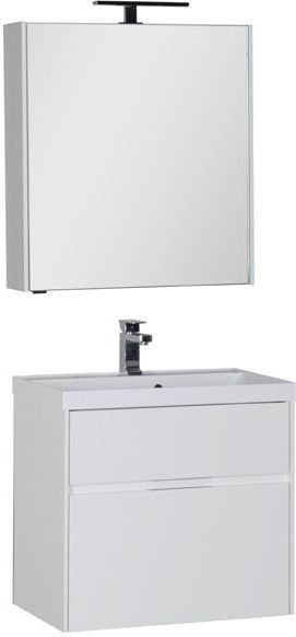 Мебель для ванной Aquanet Латина 70 белый (2 ящика) Мебель для ванной Aquanet Латина 70 белый (2 ящика)
