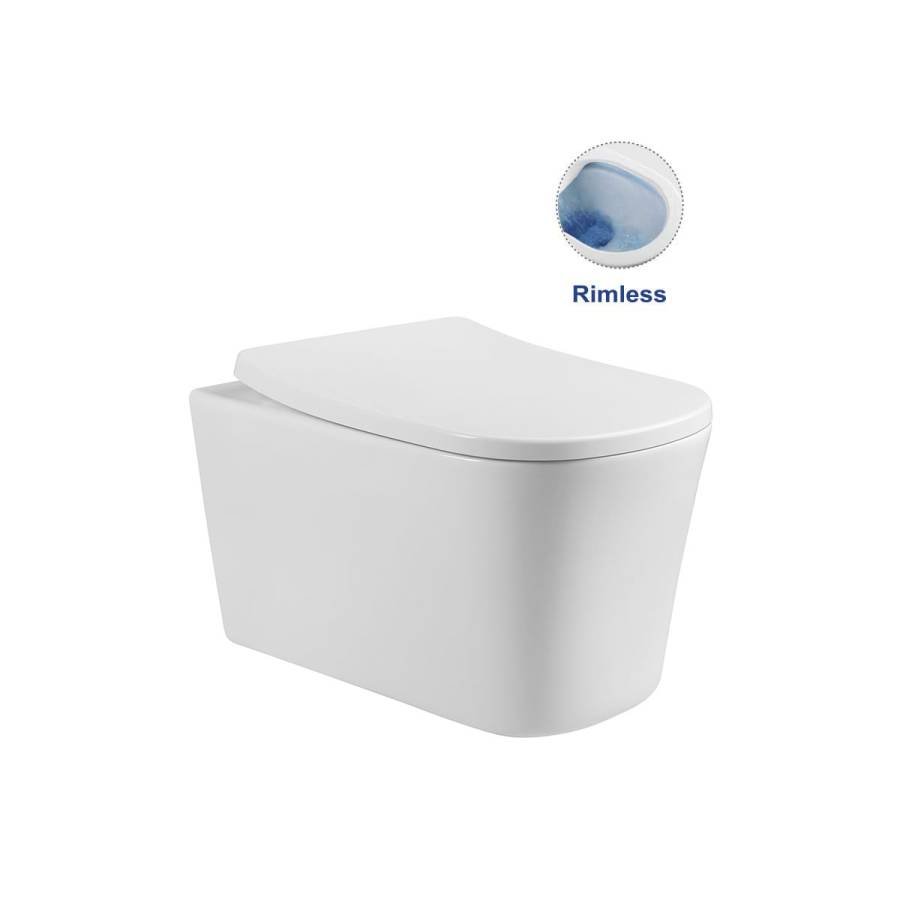 Унитаз подвесной Arco VT1-36 безободковый, цвет белый, ультратонкое soft-close сиденье Унитаз подвесной Arco VT1-36 безободковый, цвет белый, ультратонкое soft-close сиденье