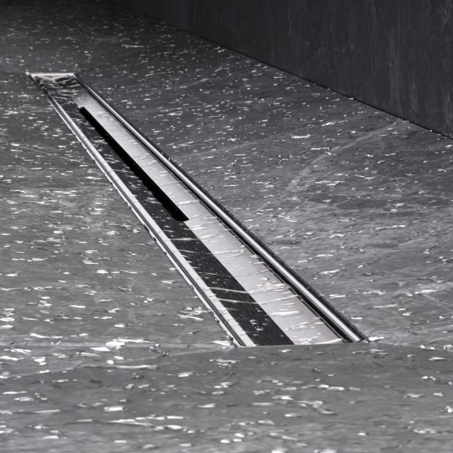 W01SC-S11-080-05SB MasterFlow Трап для душа линейный универс затвор Slim line 80см цвет сталь мат W01SC-S11-080-05SB MasterFlow Трап для душа линейный универс затвор Slim line 80см цвет сталь мат