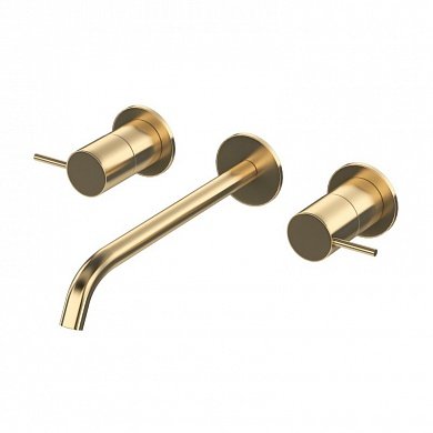 LEAF-BLI3L-L-SR Смеситель для раковины встраиваемый на три отверстия, исполнение Sunrise LEAF-BLI3L-L-SR Смеситель для раковины встраиваемый на три отверстия, исполнение Sunrise