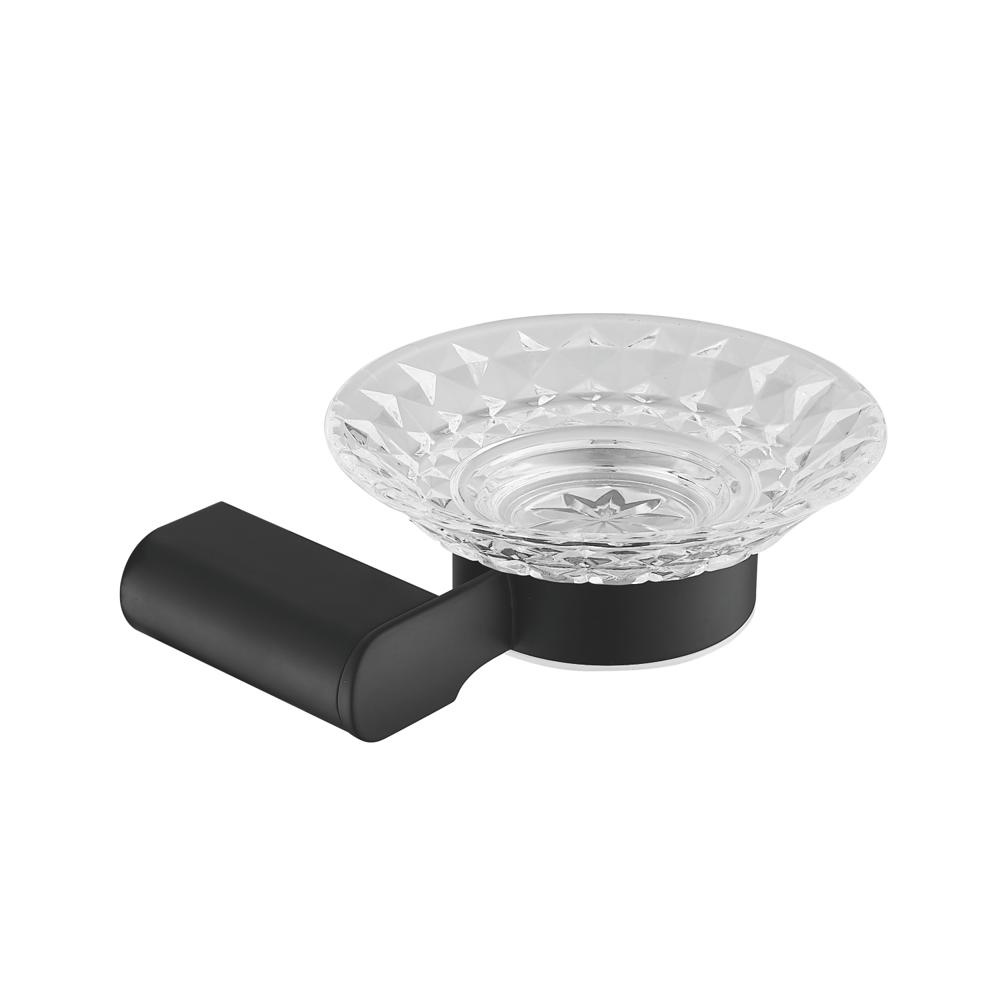 Мыльница стеклянная, RG1703H Rose, Черный Мыльница стеклянная, RG1703H Rose, Черный