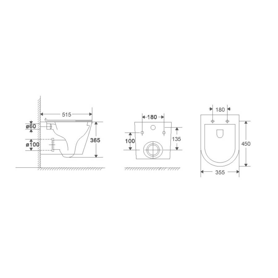 Унитаз подвесной Tornado Piatti VT1-11T безободковы, цвет белый, ультратонкое soft-close сиденье Унитаз подвесной Tornado Piatti VT1-11T безободковы, цвет белый, ультратонкое soft-close сиденье