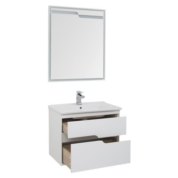 Мебель для ванной Aquanet Модена 75 белый Мебель для ванной Aquanet Модена 75 белый