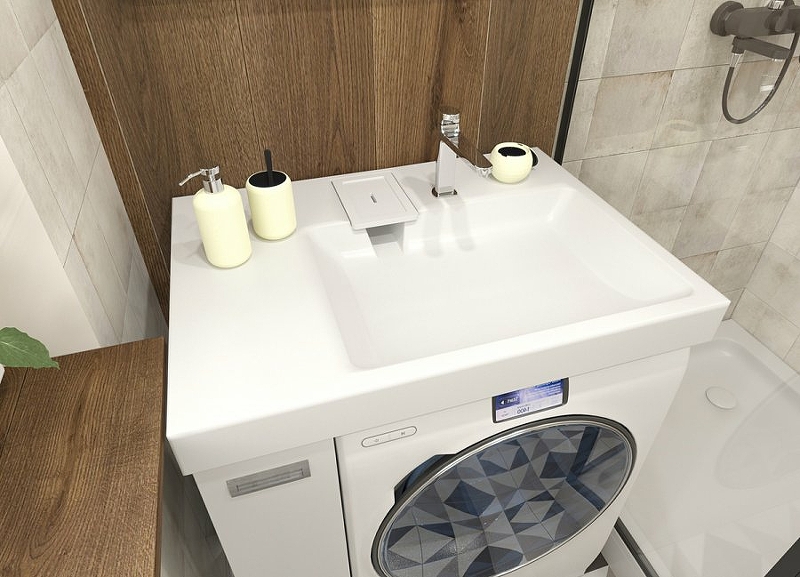 Комплект напольный под умывальник Riga Luxe 800х590 левосторонний Ш180хГ576хВ860 Комплект напольный под умывальник Riga Luxe 800х590 левосторонний Ш180хГ576хВ860