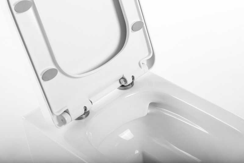 Сиденье дюропласт, soft close, металлическое крепление BB903SC Сиденье дюропласт, soft close, металлическое крепление BB903SC