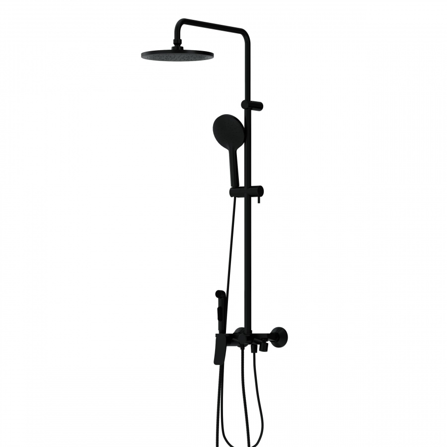 DX220910300_xxx Apollo, душевая система со смесителем-полкой: верхний душ 230мм, ручной душ 120мм, DX220910300_xxx Apollo, душевая система со смесителем-полкой: верхний душ 230мм, ручной душ 120мм,