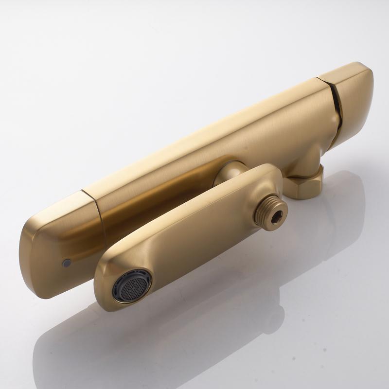 Душевая стойка с термостатом ROSE R39G R3936G Душевая стойка с термостатом ROSE R39G R3936G