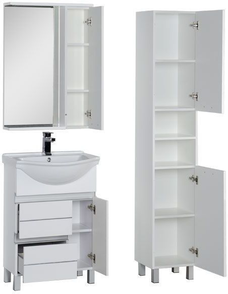 Мебель для ванной Aquanet Доминика 60 белый Мебель для ванной Aquanet Доминика 60 белый