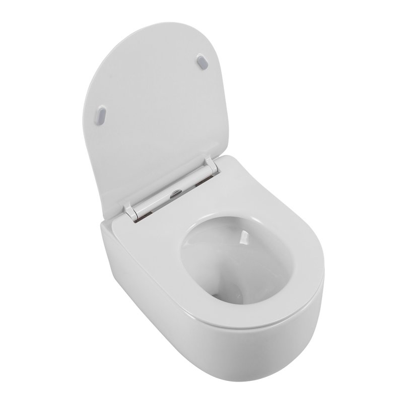 SOFT-TOR Чаша унитаза подвесного безободкового, смыв TORNADO, BB084CH-TOR SOFT-TOR Чаша унитаза подвесного безободкового, смыв TORNADO, BB084CH-TOR