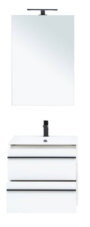 Мебель для ванной Aquanet Lino 60 белый матовый Мебель для ванной Aquanet Lino 60 белый матовый