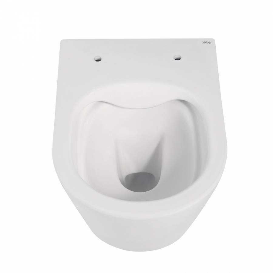 Подвесной унитаз Abber Bequem AC1102MW белый матовый с микролифтом Подвесной унитаз Abber Bequem AC1102MW белый матовый с микролифтом