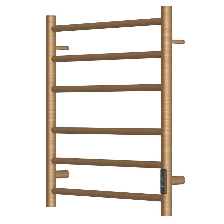 Полотенцесушитель электрический Point Аврора PN10856BR П6 500x600 диммер справа, бронза Полотенцесушитель электрический Point Аврора PN10856BR П6 500x600 диммер справа, бронза