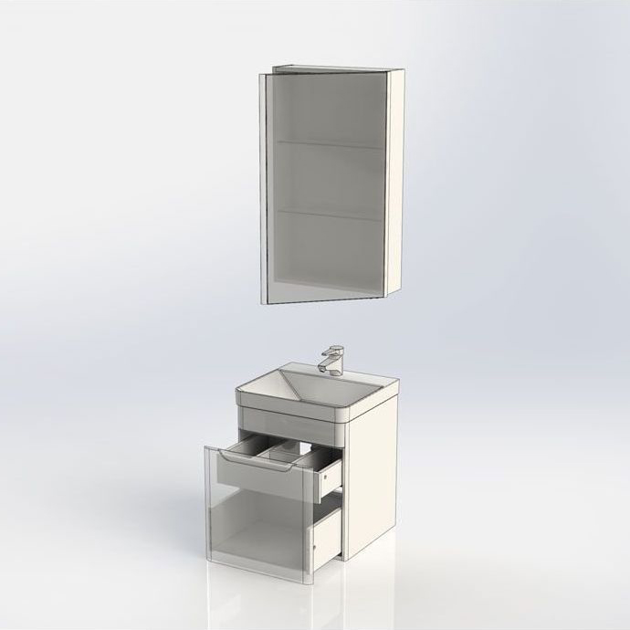 Мебель для ванной Aquanet София 50 белый Мебель для ванной Aquanet София 50 белый