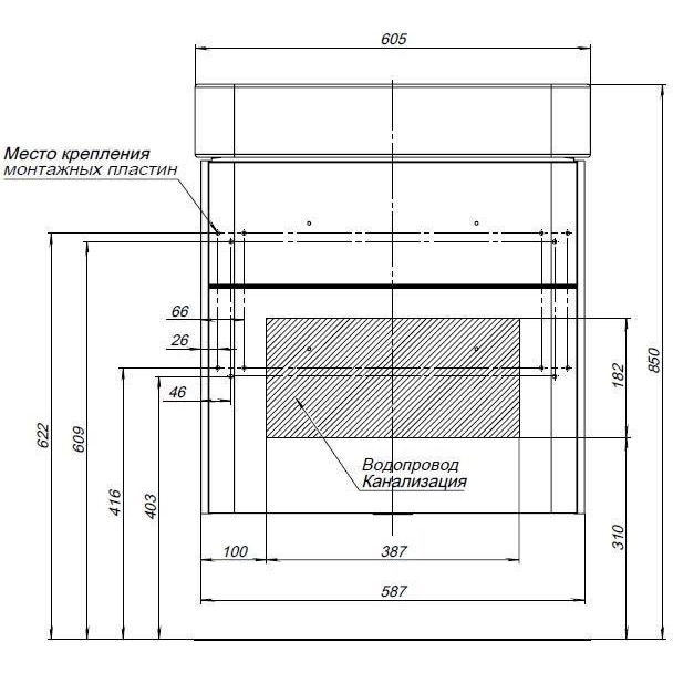 Мебель для ванной Aquanet Виченца 60 белый Мебель для ванной Aquanet Виченца 60 белый