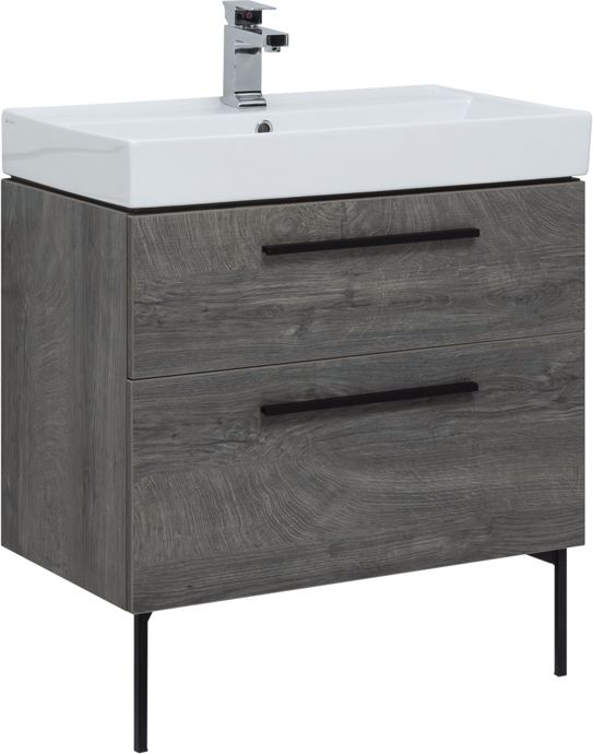 Мебель для ванной Aquanet Nova 75 дуб рошелье (2 ящика) Мебель для ванной Aquanet Nova 75 дуб рошелье (2 ящика)