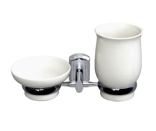 K-24126 Держатель стакана и мыльницы K-24126 Держатель стакана и мыльницы