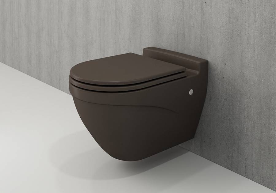 Чаша унитаза подвесного Bocchi Taormina Arch 1012-025-0129 кофейная Чаша унитаза подвесного Bocchi Taormina Arch 1012-025-0129 кофейная