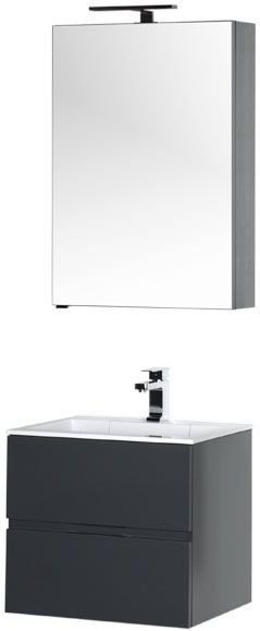 Мебель для ванной Aquanet Алвита 60 серый антрацит Мебель для ванной Aquanet Алвита 60 серый антрацит