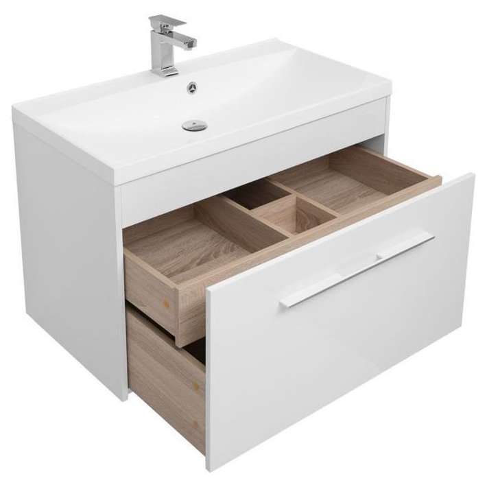 Мебель для ванной Aquanet Августа 90 белый (раковина Нота) Мебель для ванной Aquanet Августа 90 белый (раковина Нота)