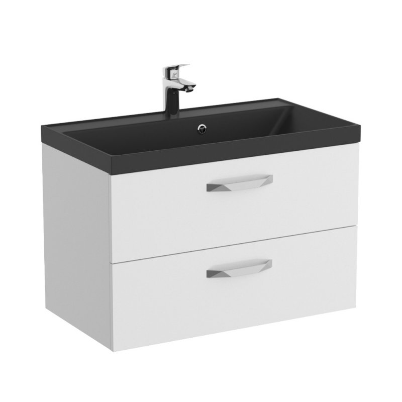 Тумба с раковиной подвесная  BelBagno AURORA 90 Bianco Lucido, раковина белая Тумба с раковиной подвесная  BelBagno AURORA 90 Bianco Lucido, раковина белая