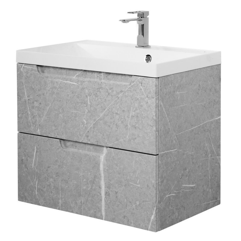 Тумба с раковиной подвесная BelBagno VITTORIA 70 Grigio Opaco, раковина белая Тумба с раковиной подвесная BelBagno VITTORIA 70 Grigio Opaco, раковина белая