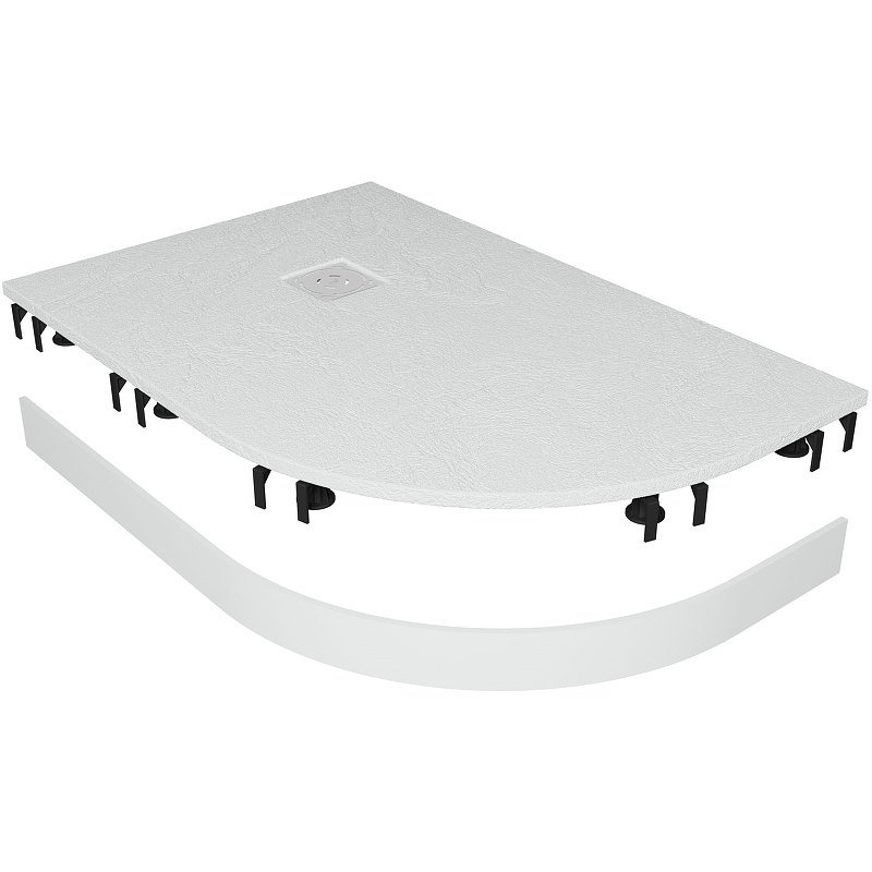 Душевой поддон асимметричный RGW ST/AL-W Белый (Комплект) 900x1200 Душевой поддон асимметричный RGW ST/AL-W Белый (Комплект) 900x1200