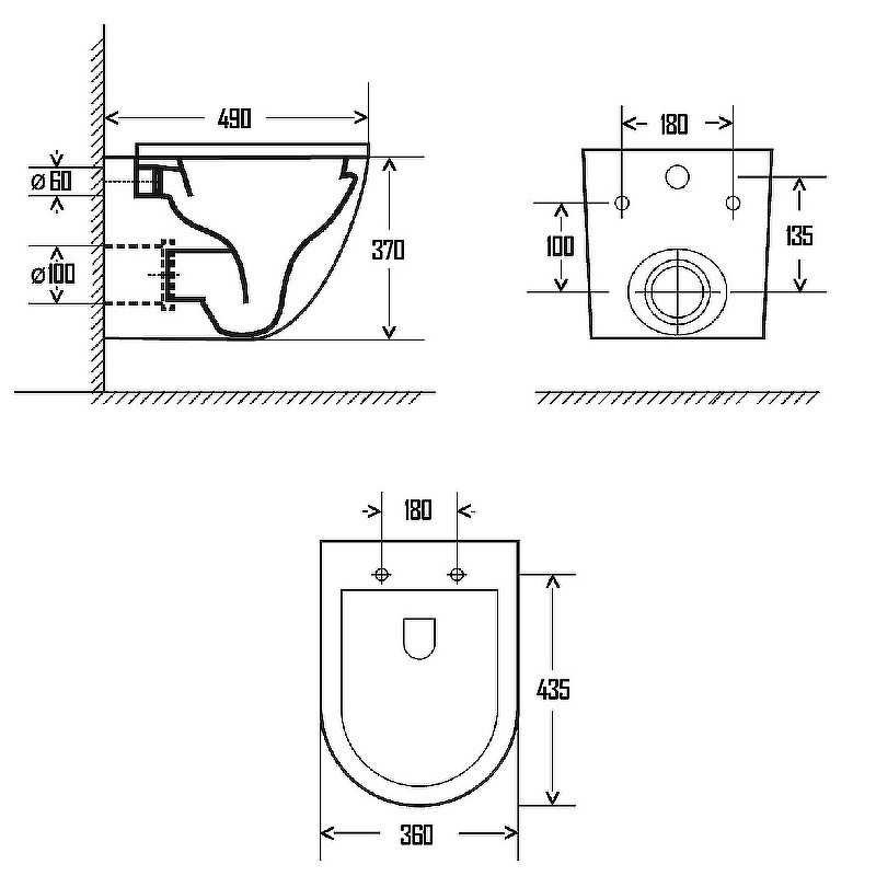 Унитаз подвесной безободковый AQUAme AQM2002 с крышкой-сиденьем микролифт, белый глянец Унитаз подвесной безободковый AQUAme AQM2002 с крышкой-сиденьем микролифт, белый глянец