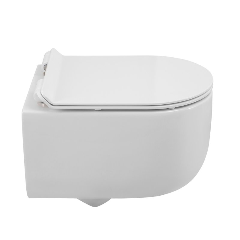 SOFT-TOR Чаша унитаза подвесного безободкового, смыв TORNADO, BB084CH-TOR SOFT-TOR Чаша унитаза подвесного безободкового, смыв TORNADO, BB084CH-TOR