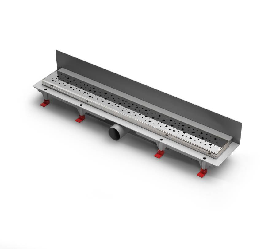 Душевой лоток 65 см Creto Quadro CRE-650 QN-P с решеткой, хром Душевой лоток 65 см Creto Quadro CRE-650 QN-P с решеткой, хром