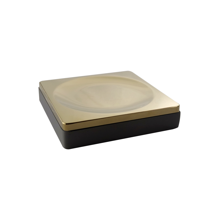 Мыльница квадратная черный-золото 10960-B-G Boheme Мыльница квадратная черный-золото 10960-B-G Boheme