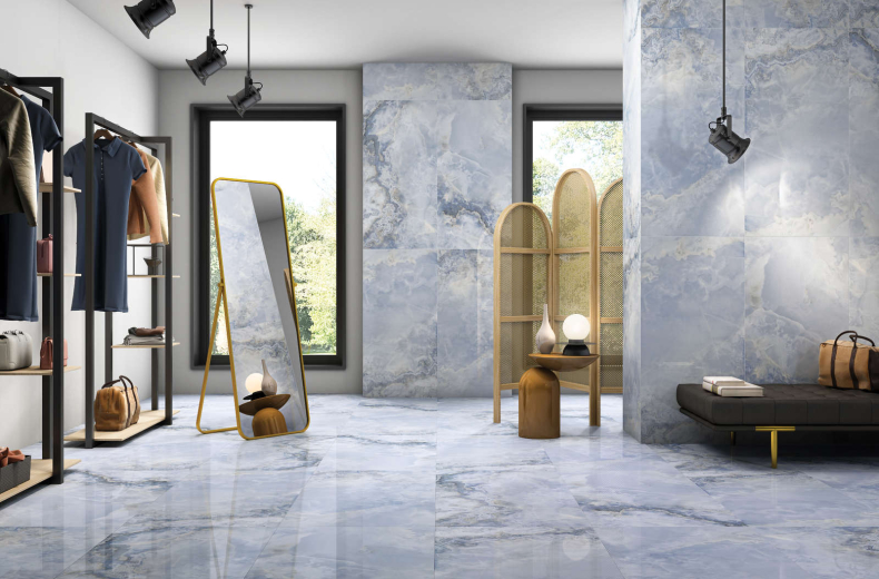 Duna/Colortile - Onyx Sea Blue - Керамогранит - Blue Полированный - 120х60 см Duna/Colortile - Onyx Sea Blue - Керамогранит - Blue Полированный - 120х60 см