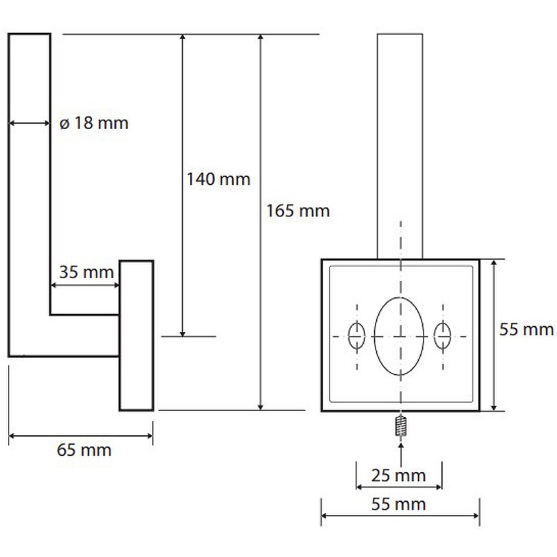 Держатель запасного рулона Держатель запасного рулона
