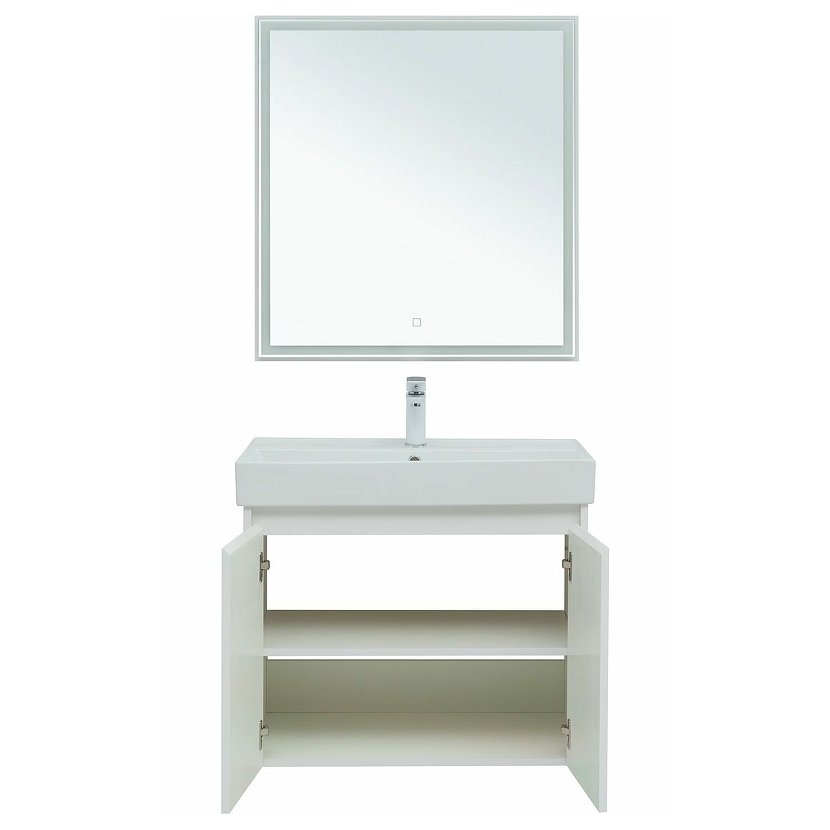 Мебель для ванной Aquanet Nova Lite 75 белый глянец (2 дверцы) Мебель для ванной Aquanet Nova Lite 75 белый глянец (2 дверцы)