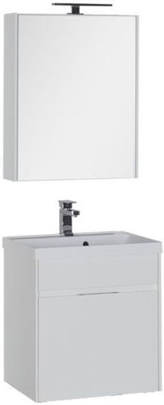 Мебель для ванной Aquanet Латина 60 белый (1 ящик) Мебель для ванной Aquanet Латина 60 белый (1 ящик)