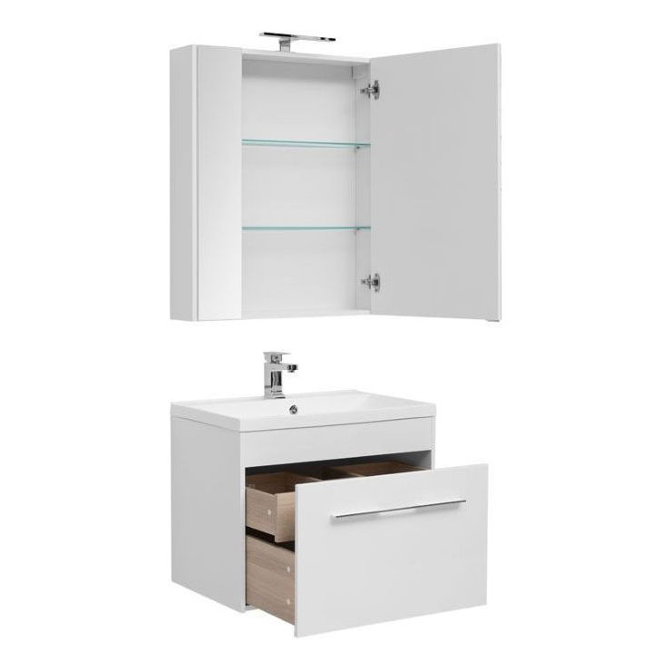 Мебель для ванной Aquanet Августа 75 белый (раковина Нота NEW) Мебель для ванной Aquanet Августа 75 белый (раковина Нота NEW)