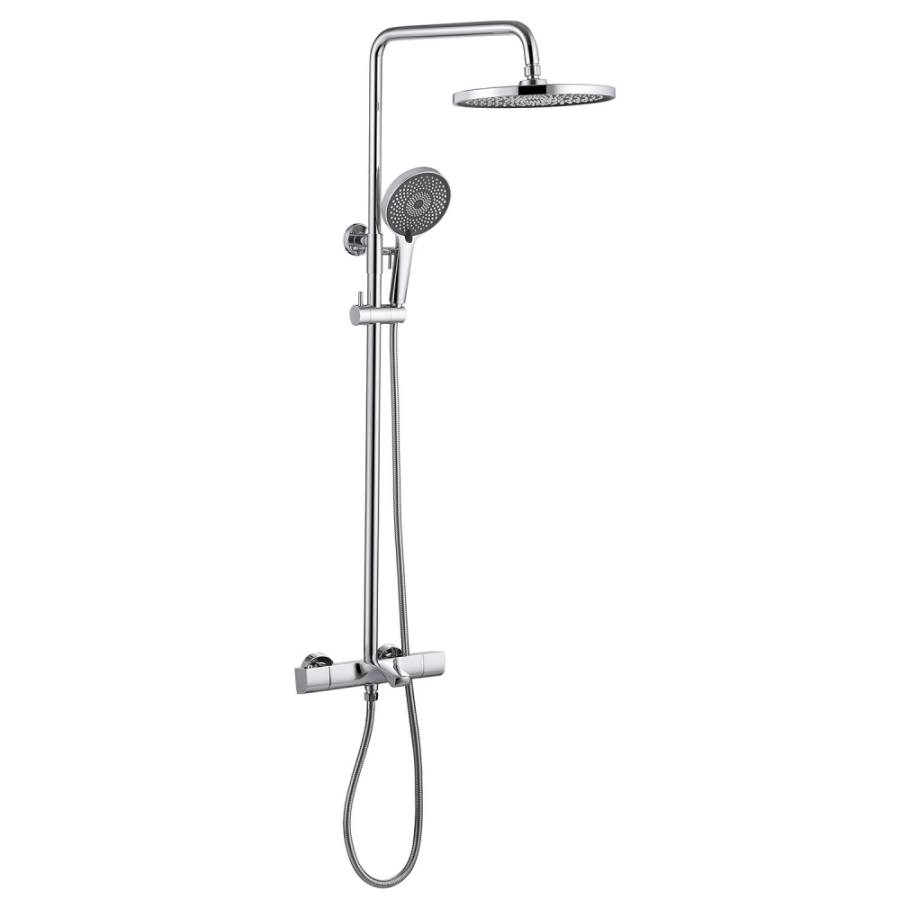 Душевая стойка ABBER Thermostat AF8516 с термостатом и изливом, хром Душевая стойка ABBER Thermostat AF8516 с термостатом и изливом, хром
