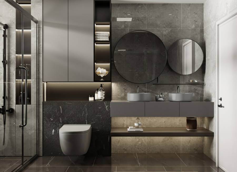 Унитаз ABBER Bequem AC1104MG подвесной серый матовый, безободковый Унитаз ABBER Bequem AC1104MG подвесной серый матовый, безободковый