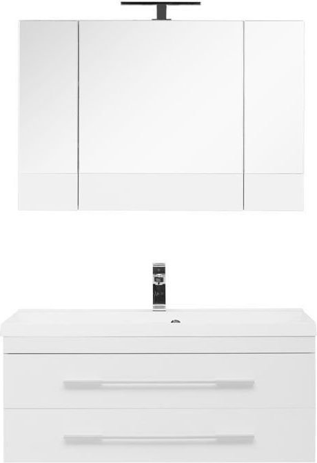 Комплект мебели для ванной Aquanet Нота NEW 100 белый (камерино) Комплект мебели для ванной Aquanet Нота NEW 100 белый (камерино)