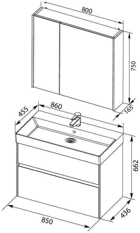 Мебель для ванной Aquanet Бруклин 85 белый Мебель для ванной Aquanet Бруклин 85 белый