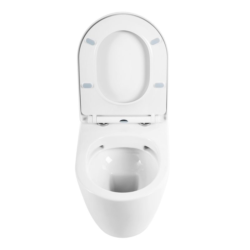 Сиденье дюропласт, soft close, металлическое крепление BB2011SC Сиденье дюропласт, soft close, металлическое крепление BB2011SC