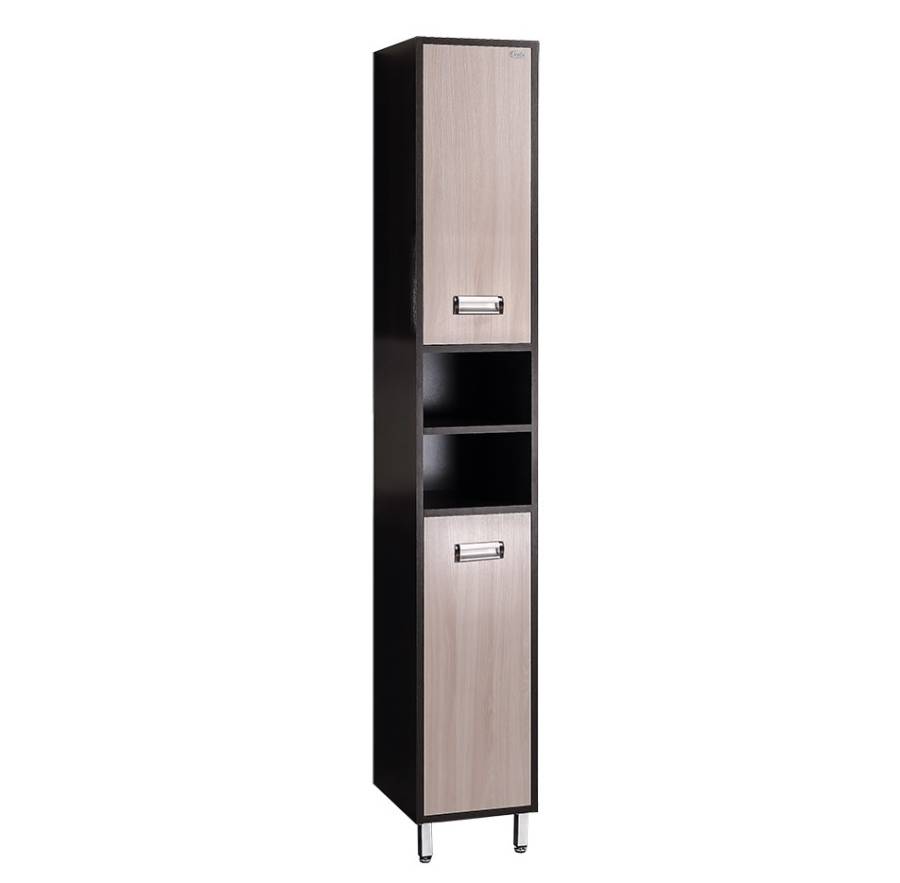 Пенал Onika Гамма 30 напольный, ясень шимо/венге, универсальный Пенал Onika Гамма 30 напольный, ясень шимо/венге, универсальный