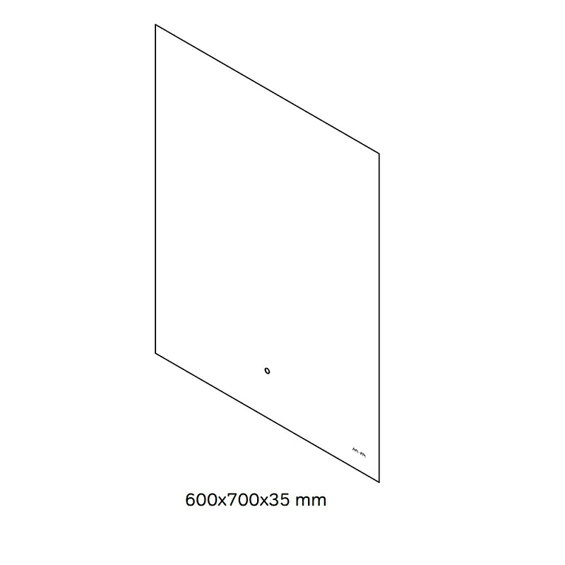 Зеркало с подсветкой в ванную прямоугольное 60 AM.PM X-Joy M85MOX10601S сенсорное Зеркало с подсветкой в ванную прямоугольное 60 AM.PM X-Joy M85MOX10601S сенсорное