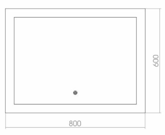 Зеркало Creto Tivoli 80х60 Зеркало Creto Tivoli 80х60