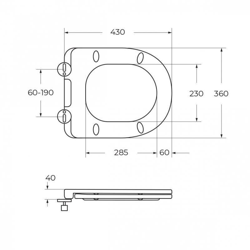 FLAY-TOR Чаша унитаза безободкового со смывом "Торнадо" с сиденьем дюропласт soft close, P-trap,  BB2149CP-TOR/SC FLAY-TOR Чаша унитаза безободкового со смывом "Торнадо" с сиденьем дюропласт soft close, P-trap,  BB2149CP-TOR/SC