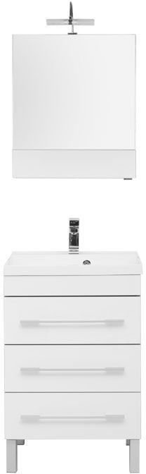 Комплект мебели для ванной Aquanet Верона NEW 58 белый (напольный 3 ящика) Комплект мебели для ванной Aquanet Верона NEW 58 белый (напольный 3 ящика)