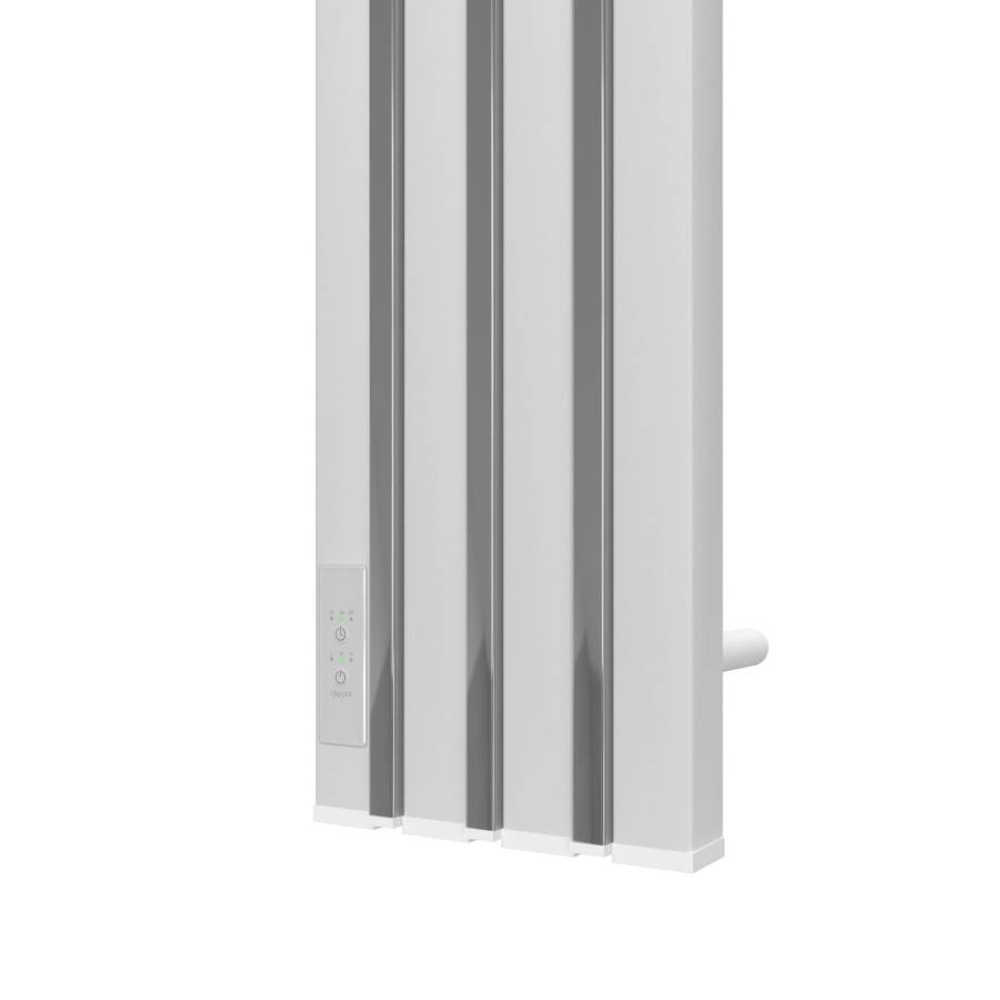 Полотенцесушитель электрический Point Пиано PN19722WC 150x1200 диммер слева, белый/хром Полотенцесушитель электрический Point Пиано PN19722WC 150x1200 диммер слева, белый/хром