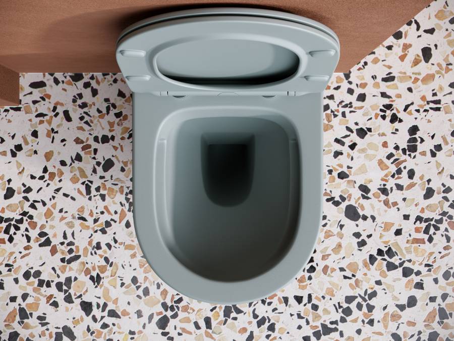 Подвесной унитаз Balearica Rimless (цвет Антрацит Матовый) Подвесной унитаз Balearica Rimless (цвет Антрацит Матовый)